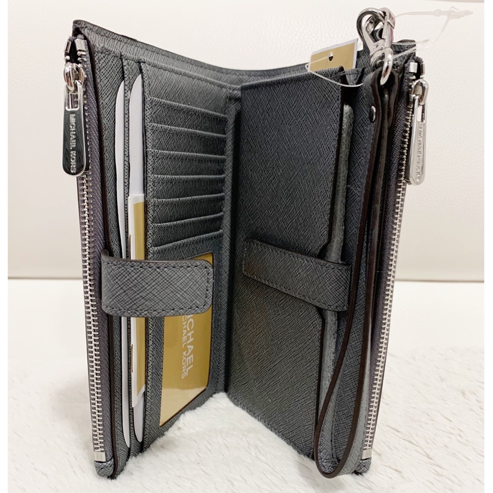 NWT Michael Kors Double Zip Wristlet